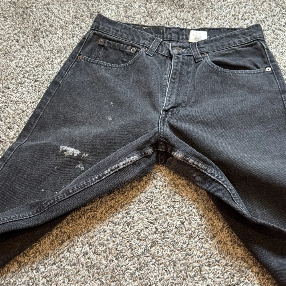 Vintage Levis 550 Jeans Mens 32x32 Fit(29x31) Relaxed Fit Black Made In Canada